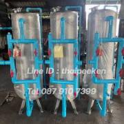 เครื่องกรองทราย (Sand filter) แบบไฟเบอร์กลาสและแบบถังเหล็กขนาดอุตสาหกรรม